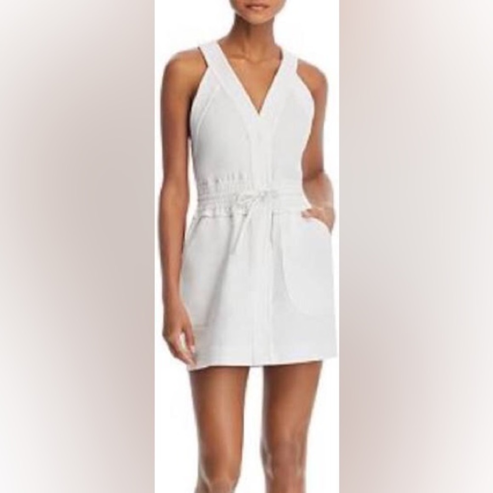 Rebecca Minkoff Royal Racerback Dress In Ecru